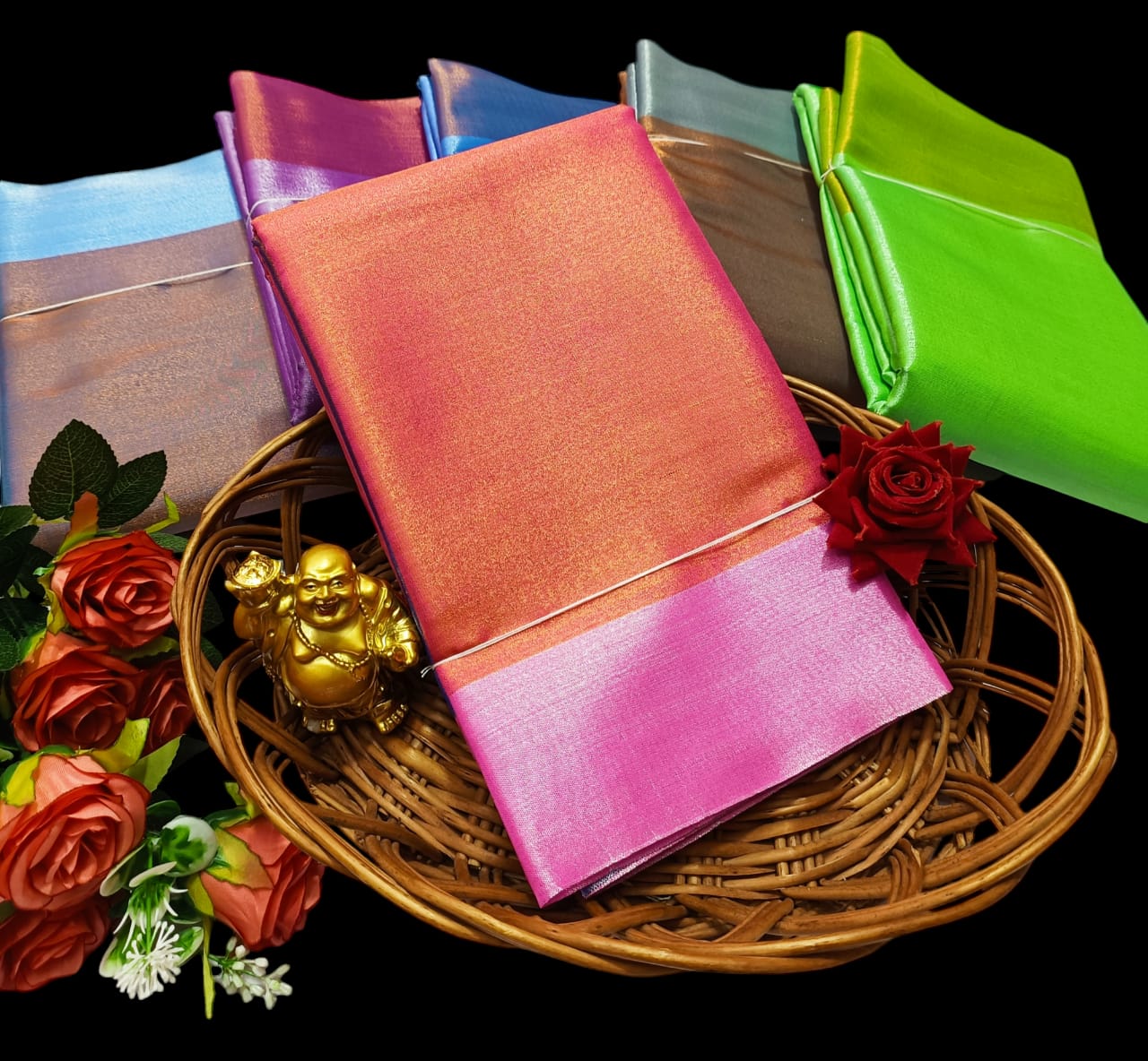 Saree Roll Polish Process
